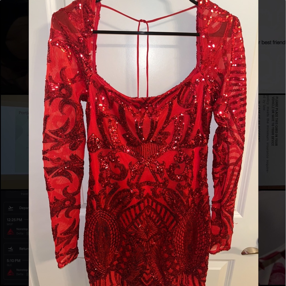 LUCY IN THE SKY SEQUIN DRESS